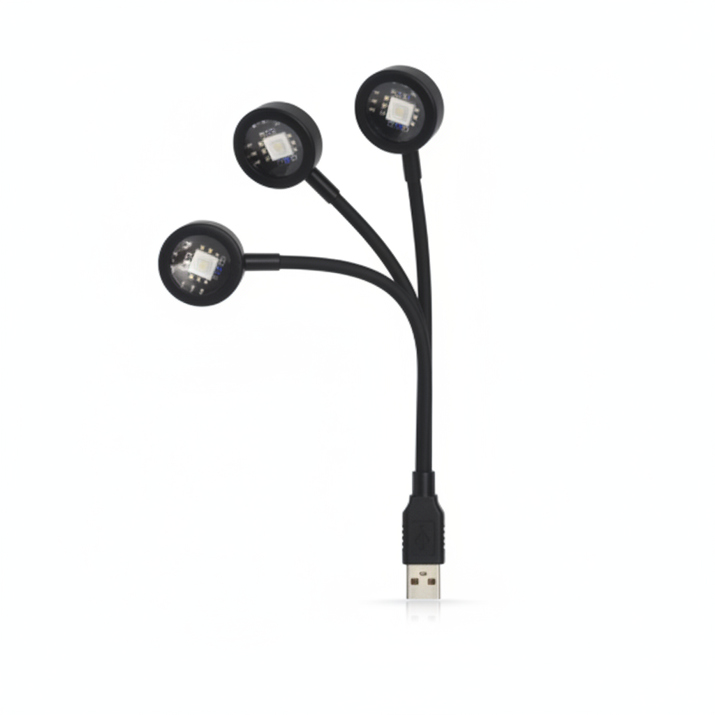 USB LED Grow Light - Fondo Blanco
