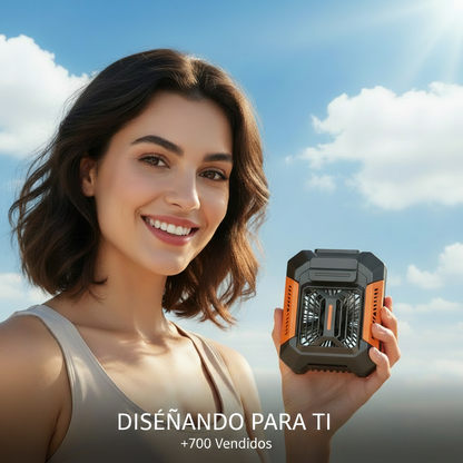 Ventilador Portátil 3 en 1 con Power Bank Integrado